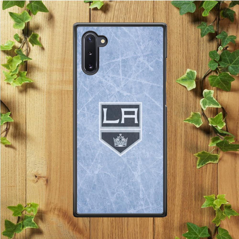 Hockey Los Angeles Kings NHL 001 Samsung Galaxy Note 10 Case-Rubber / Black (2D Case)-Xtracase