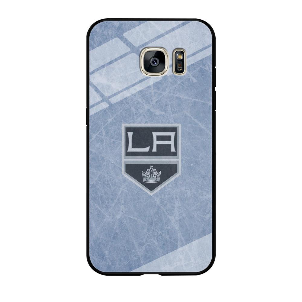 Hockey Los Angeles Kings NHL 001 Samsung Galaxy S7 Edge Case-Tempered Glass Case-Xtracase