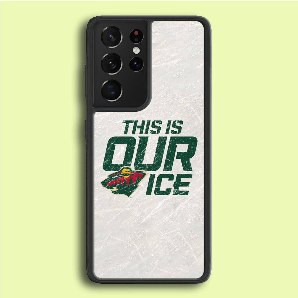 Hockey Minnesota Wild NHL 001 Samsung Galaxy S21 Ultra Case-Plastic / Full Wrap (3D Case)-Xtracase