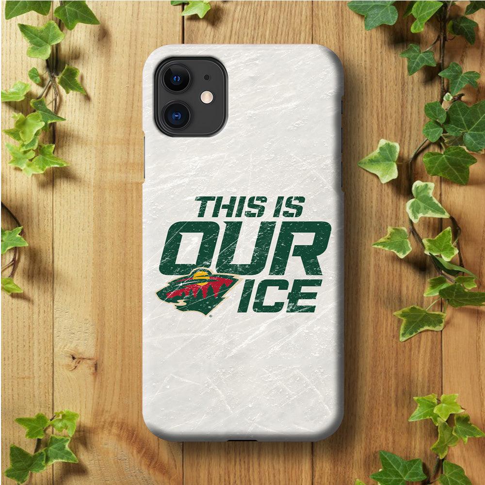 Hockey Minnesota Wild NHL 001 iPhone 11 Case-Plastic / Full Wrap (3D Case)-Xtracase
