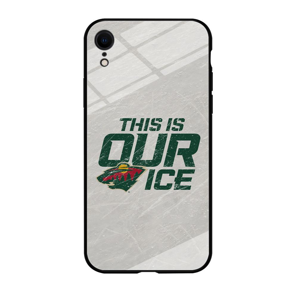 Hockey Minnesota Wild NHL 001 iPhone XR Case-Tempered Glass Case-Xtracase