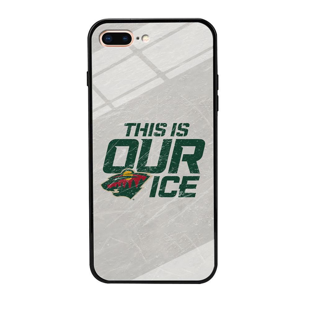 Hockey Minnesota Wild NHL 001 iPhone 8 Plus Case-Tempered Glass Case-Xtracase