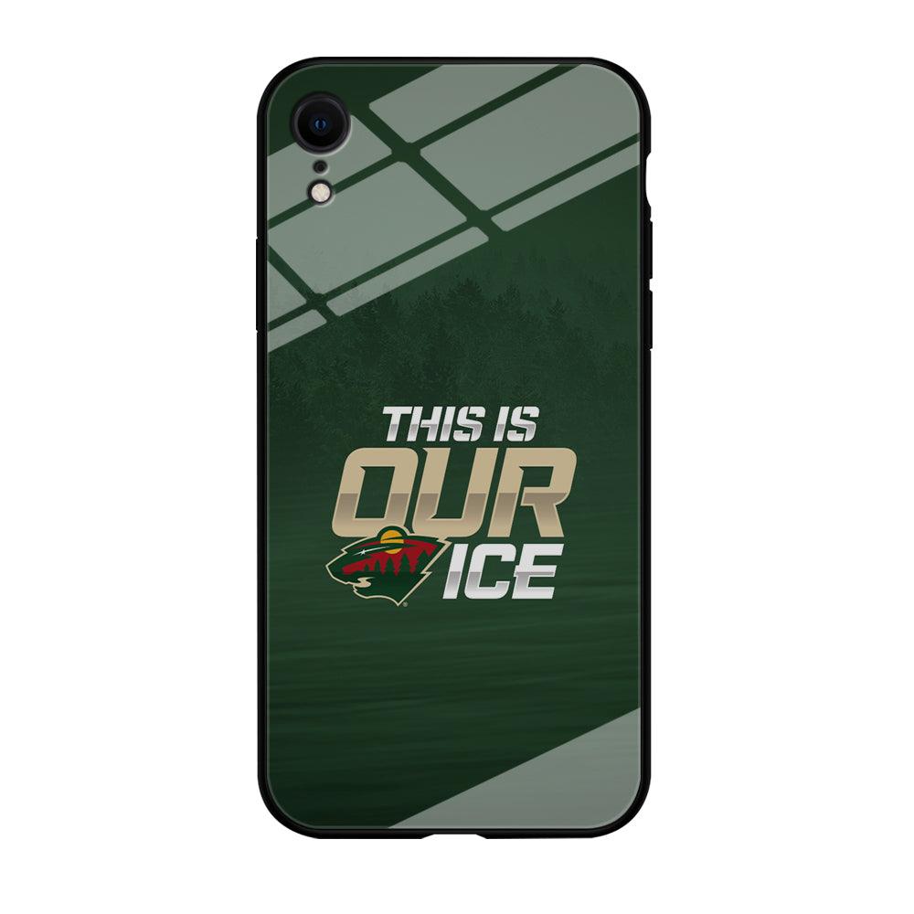 Hockey Minnesota Wild NHL 002 iPhone XR Case-Tempered Glass Case-Xtracase