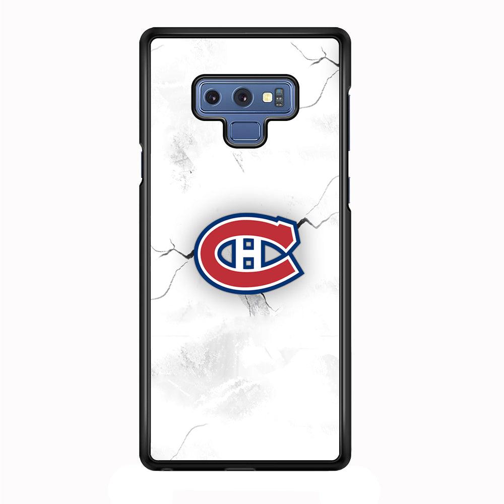 Hockey Montréal Canadiens NHL 001 Samsung Galaxy Note 9 Case-Plastic / Full Wrap (3D Case)-Xtracase