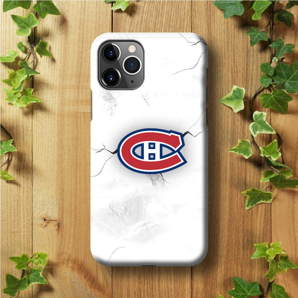 Hockey Montréal Canadiens NHL 001 iPhone 11 Pro Case-Plastic / Full Wrap (3D Case)-Xtracase