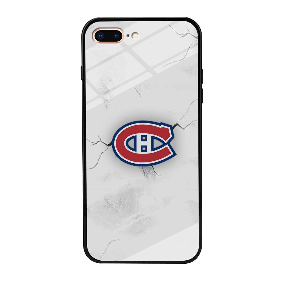 Hockey Montréal Canadiens NHL 001 iPhone 8 Plus Case-Tempered Glass Case-Xtracase