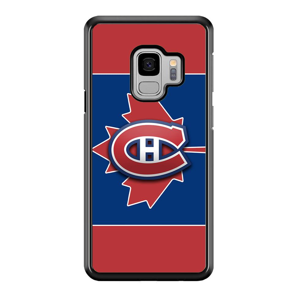 Hockey Montréal Canadiens NHL 002 Samsung Galaxy S9 Case-Plastic / Full Wrap (3D Case)-Xtracase