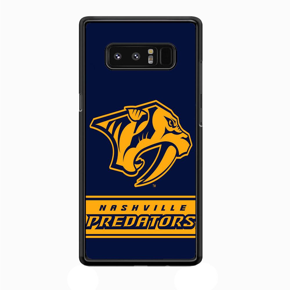Hockey Nashville Predators NHL 001 Samsung Galaxy Note 8 Case-Plastic / Full Wrap (3D Case)-Xtracase