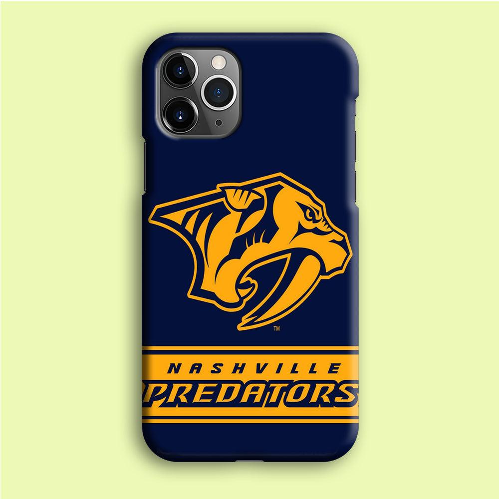 Hockey Nashville Predators NHL 001 iPhone 12 Pro Case-Plastic / Full Wrap (3D Case)-Xtracase