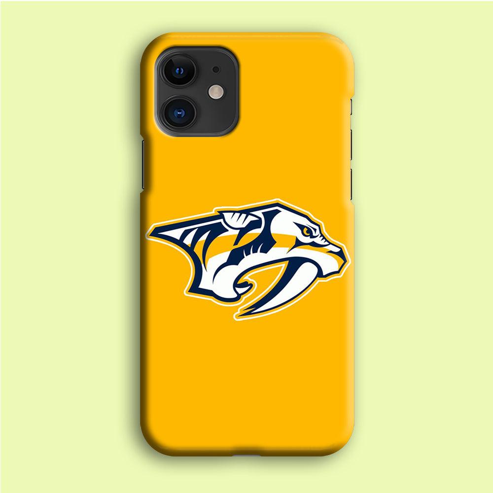 Hockey Nashville Predators NHL 002 iPhone 12 Mini Case-Plastic / Full Wrap (3D Case)-Xtracase