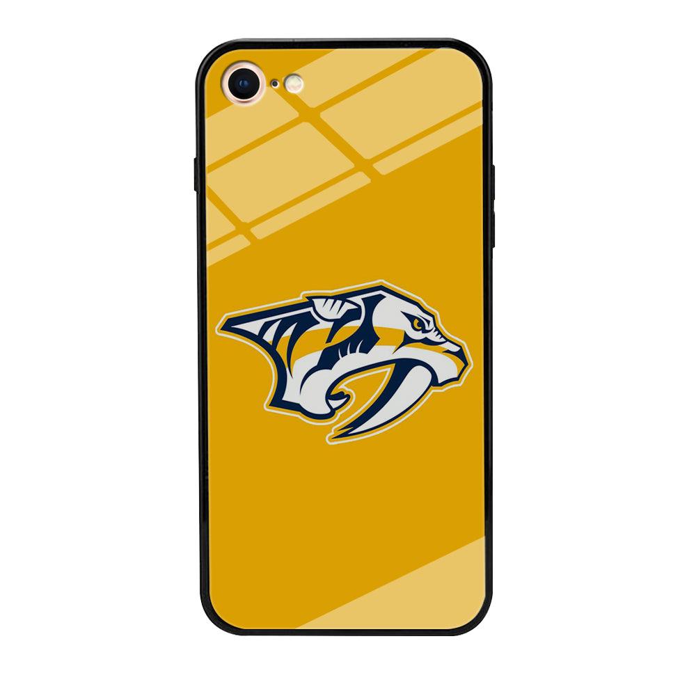 Hockey Nashville Predators NHL 002 iPhone 8 Case-Tempered Glass Case-Xtracase