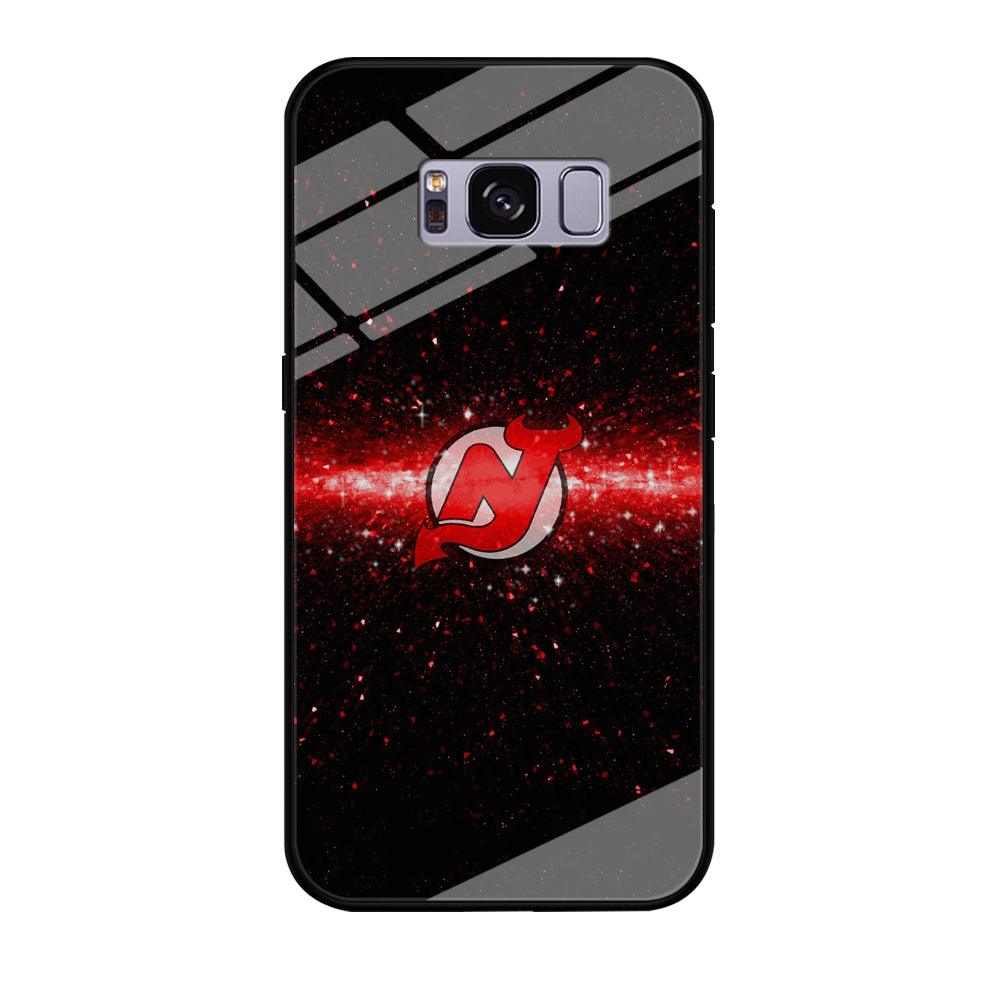 Hockey New Jersey Devils NHL 001 Samsung Galaxy S8 Case-Tempered Glass Case-Xtracase