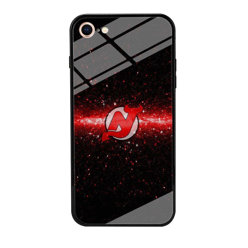 Hockey New Jersey Devils NHL 001 iPhone 7 Case-Tempered Glass Case-Xtracase