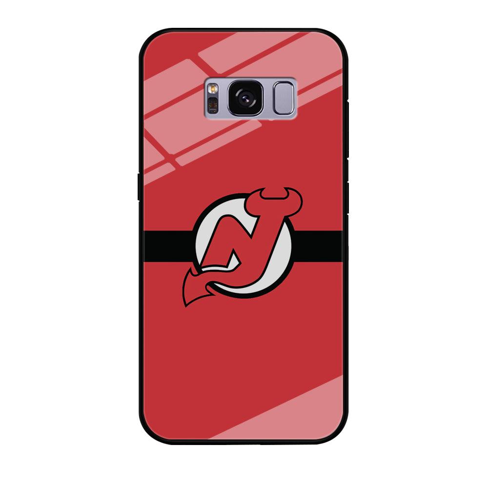 Hockey New Jersey Devils NHL 002 Samsung Galaxy S8 Case-Tempered Glass Case-Xtracase