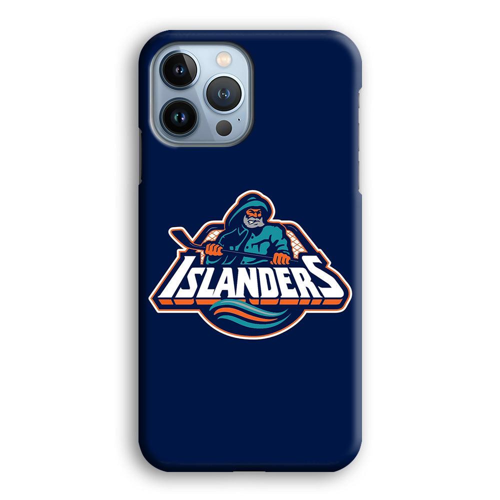 Hockey New York Islanders NHL 001 iPhone 13 Pro Case-Plastic / Full Wrap (3D Case)-Xtracase