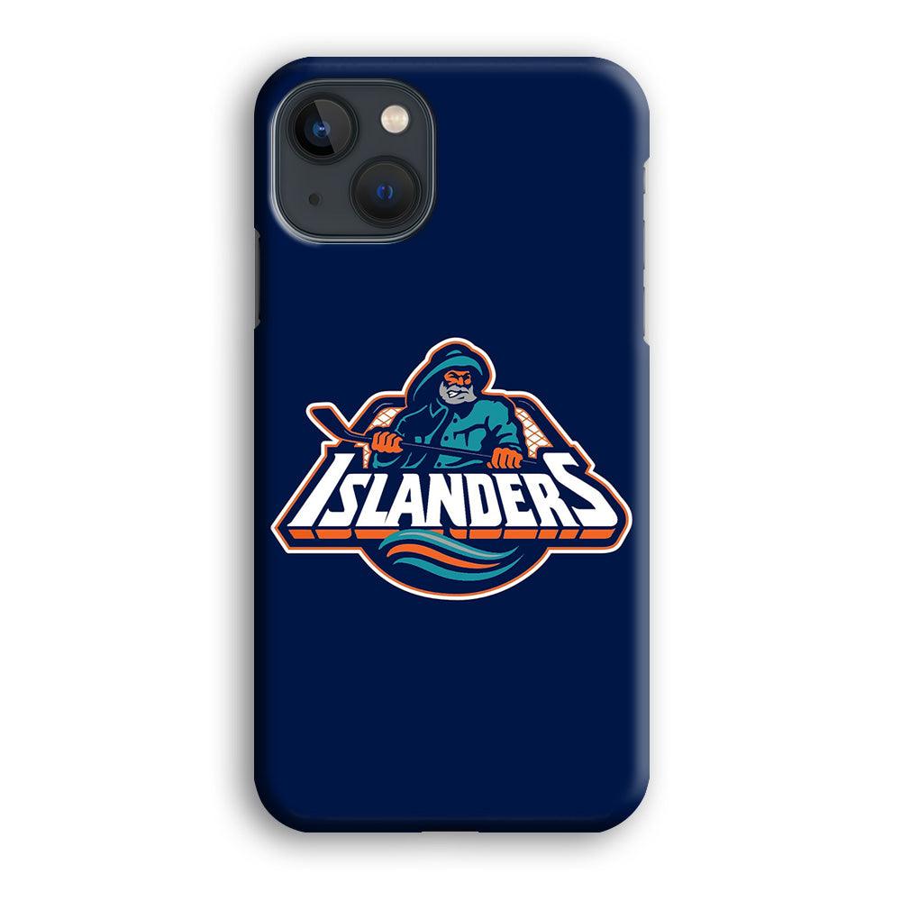 Hockey New York Islanders NHL 001 iPhone 13 Mini Case-Plastic / Full Wrap (3D Case)-Xtracase