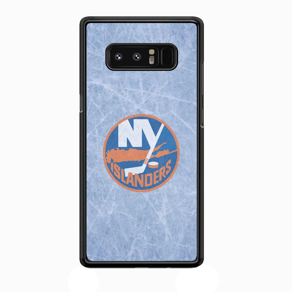 Hockey New York Islanders NHL 002 Samsung Galaxy Note 8 Case-Plastic / Full Wrap (3D Case)-Xtracase