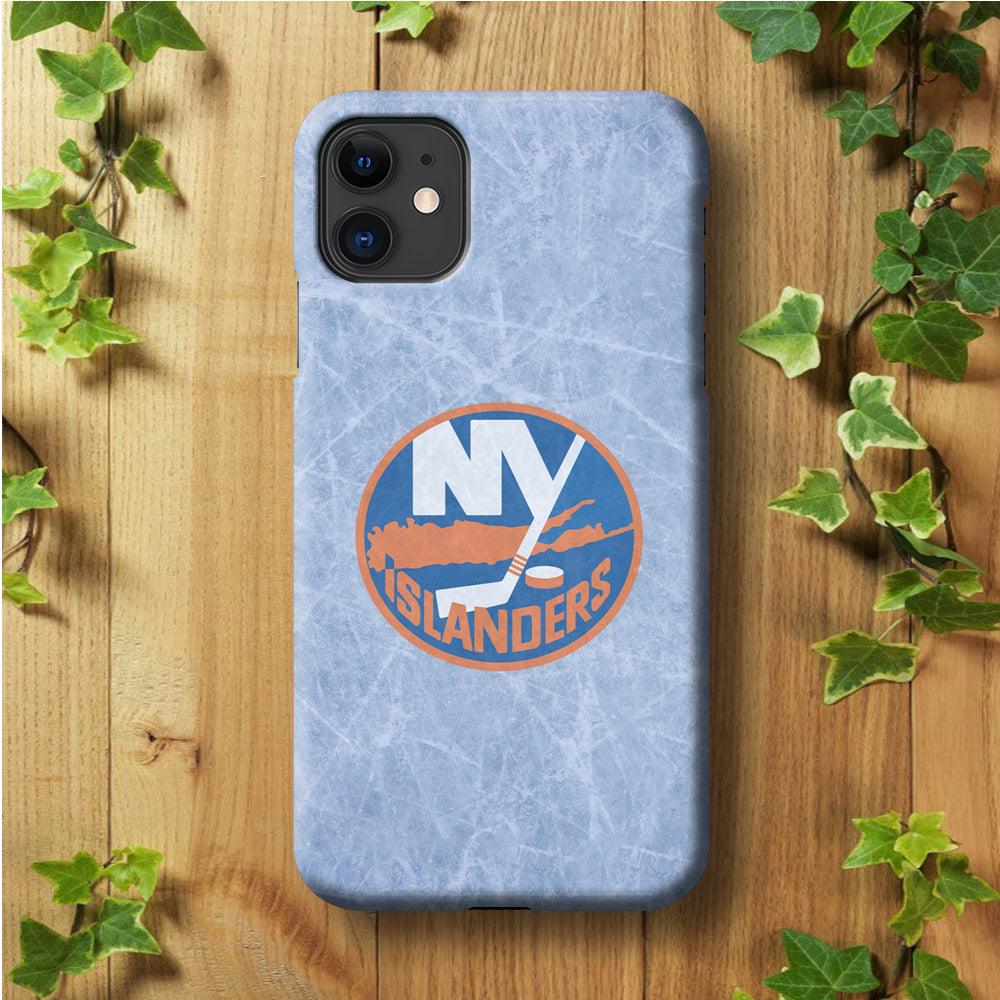 Hockey New York Islanders NHL 002 iPhone 11 Case-Plastic / Full Wrap (3D Case)-Xtracase