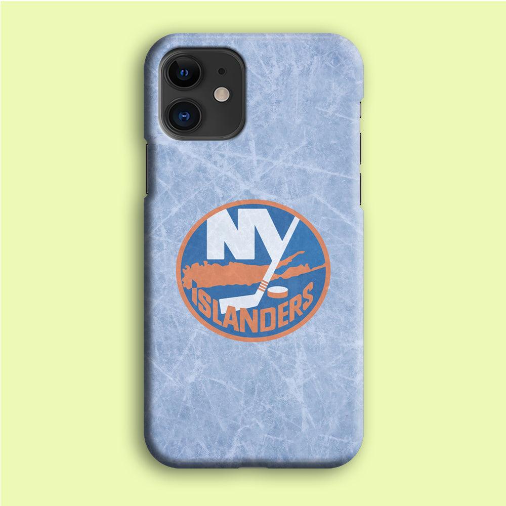 Hockey New York Islanders NHL 002 iPhone 12 Mini Case-Plastic / Full Wrap (3D Case)-Xtracase