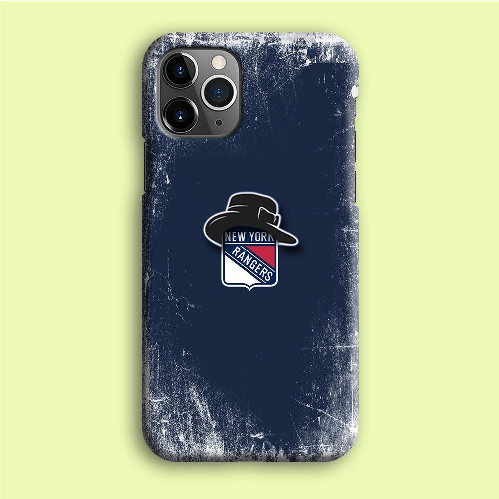 Hockey New York Rangers NHL 001 iPhone 12 Pro Case-Plastic / Full Wrap (3D Case)-Xtracase