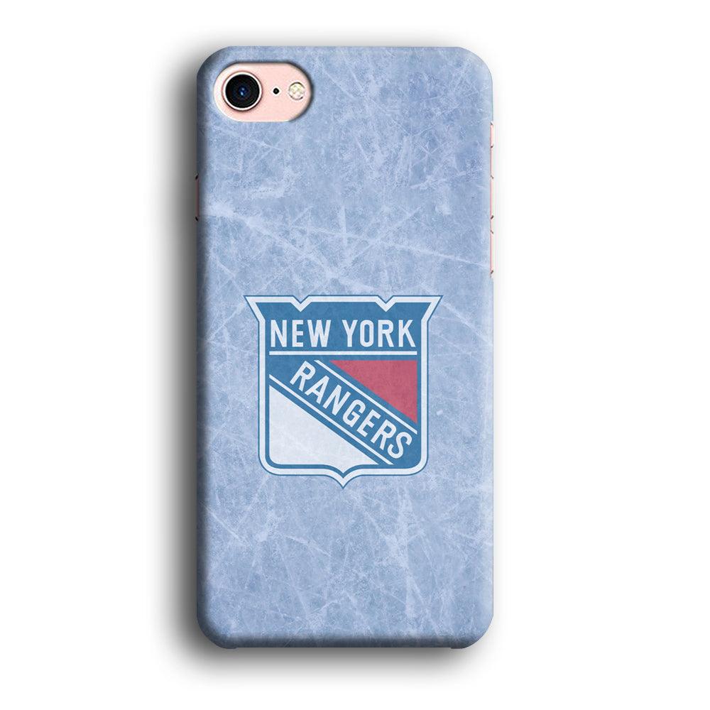 Hockey New York Rangers NHL 002 iPhone SE 2020 Case-Plastic / Full Wrap (3D Case)-Xtracase