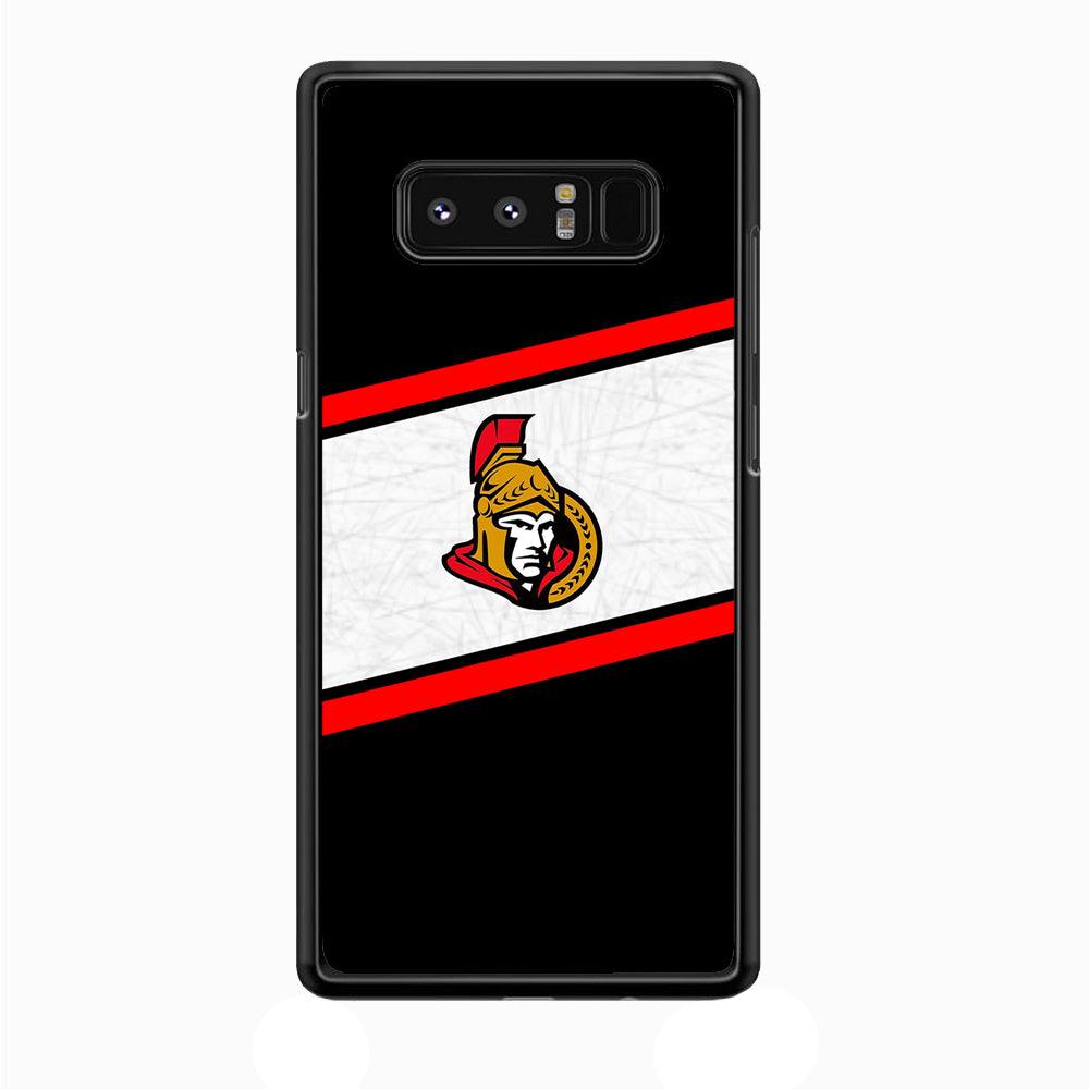 Hockey Ottawa Senators NHL 002 Samsung Galaxy Note 8 Case-Plastic / Full Wrap (3D Case)-Xtracase