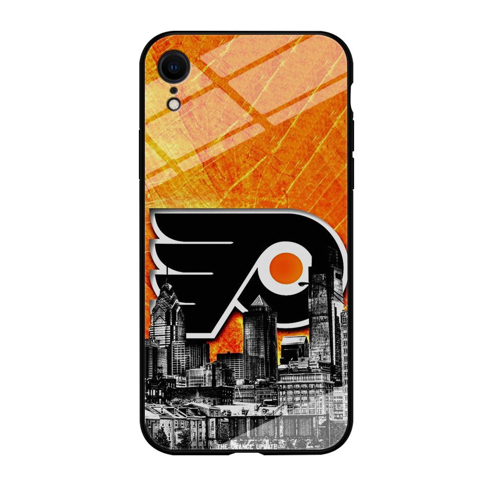 Hockey Philadelphia Flyers NHL 001 iPhone XR Case-Tempered Glass Case-Xtracase