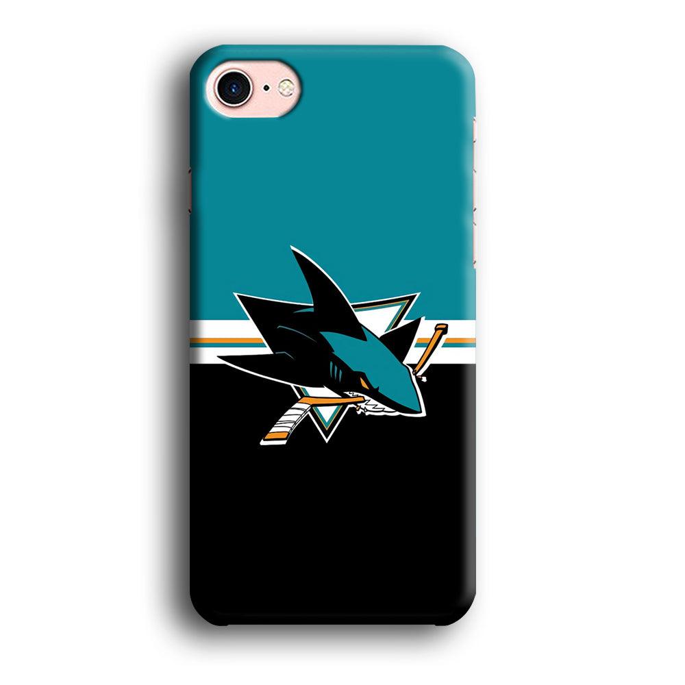 Hockey San Jose Sharks NHL 001 iPhone SE 2020 Case-Plastic / Full Wrap (3D Case)-Xtracase