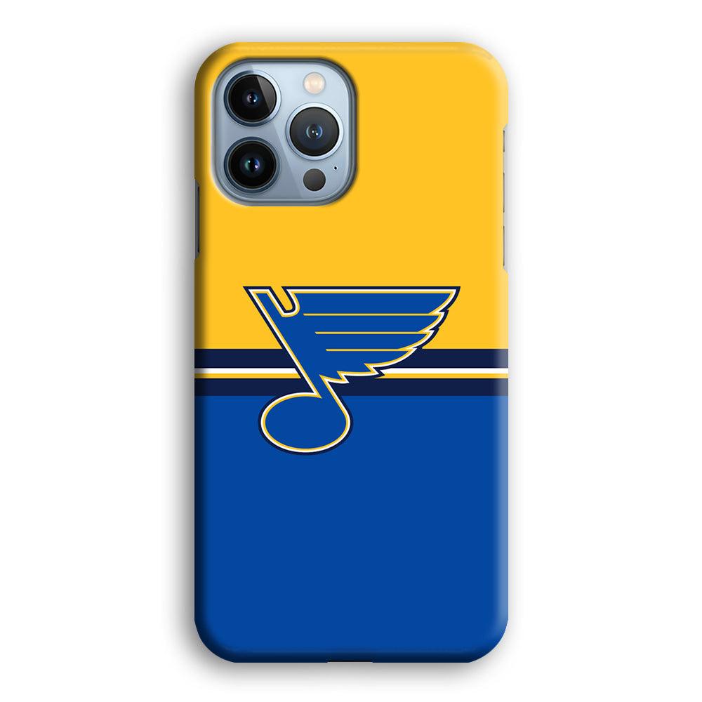 Hockey St. Louis Blues NHL 001 iPhone 13 Pro Case-Plastic / Full Wrap (3D Case)-Xtracase