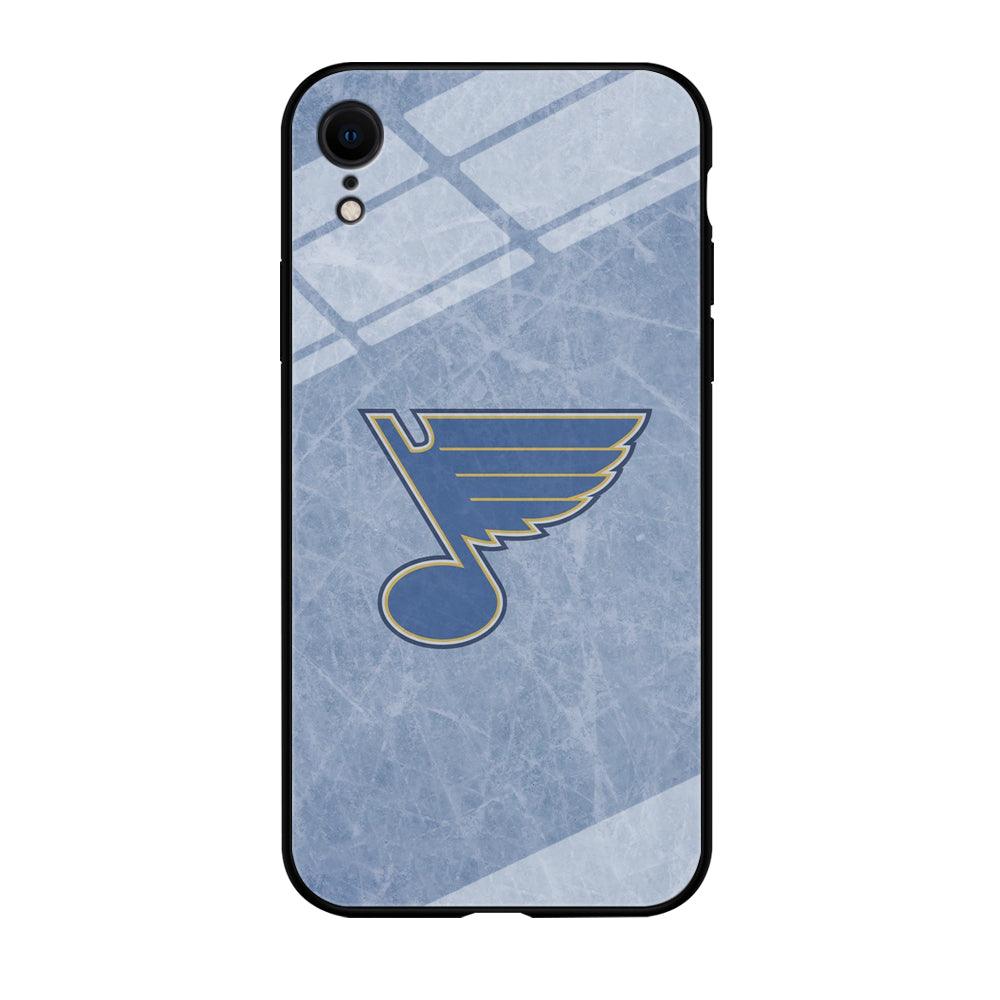 Hockey St. Louis Blues NHL 002 iPhone XR Case-Tempered Glass Case-Xtracase
