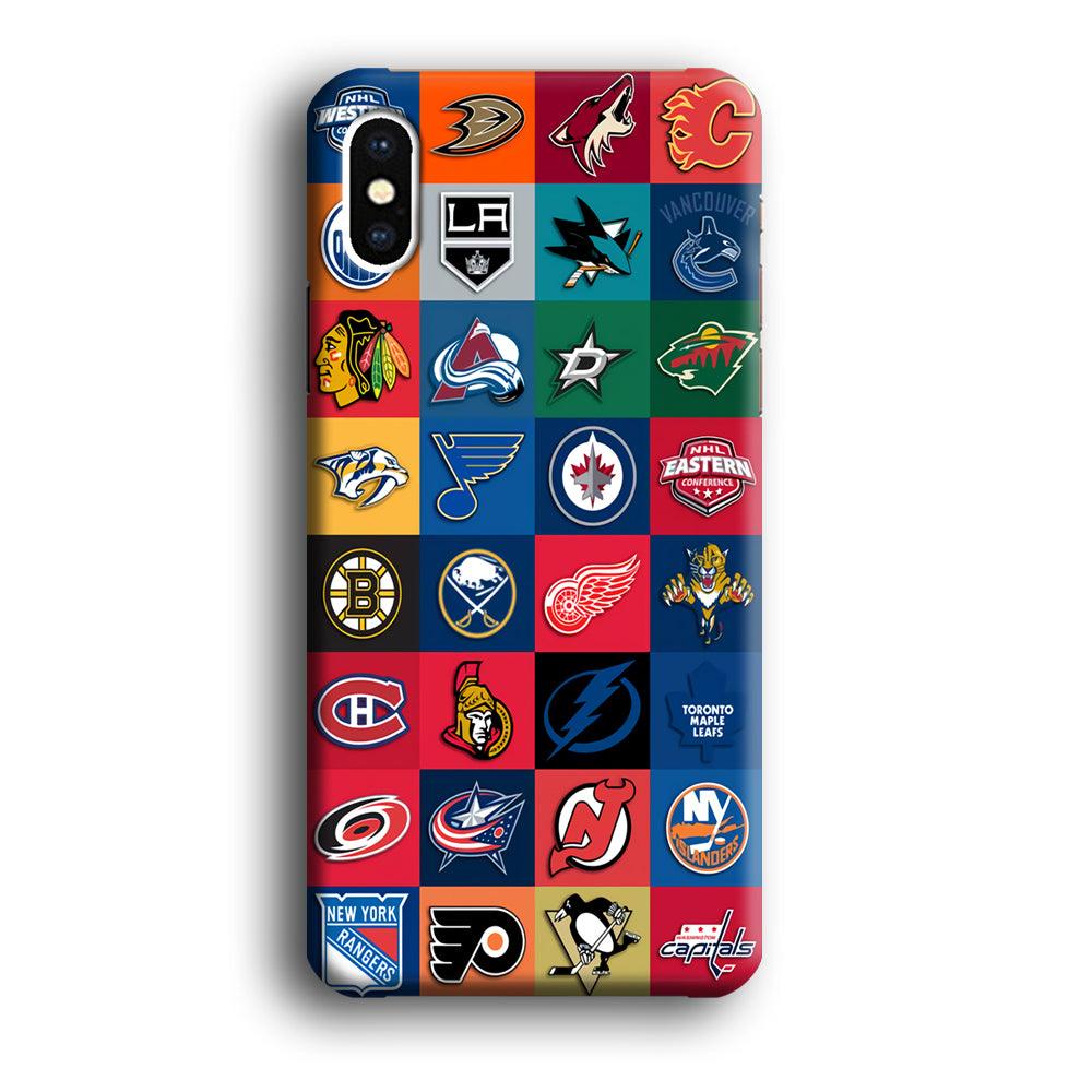 Hockey Teams NHL 001 iPhone X 3D Case-Xtracase
