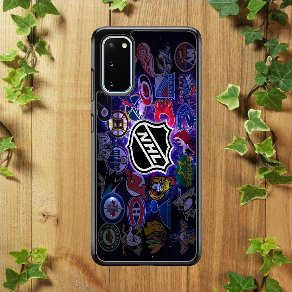 Hockey Teams NHL 002 Samsung Galaxy S20 Case-Rubber / Black (2D Case)-Xtracase