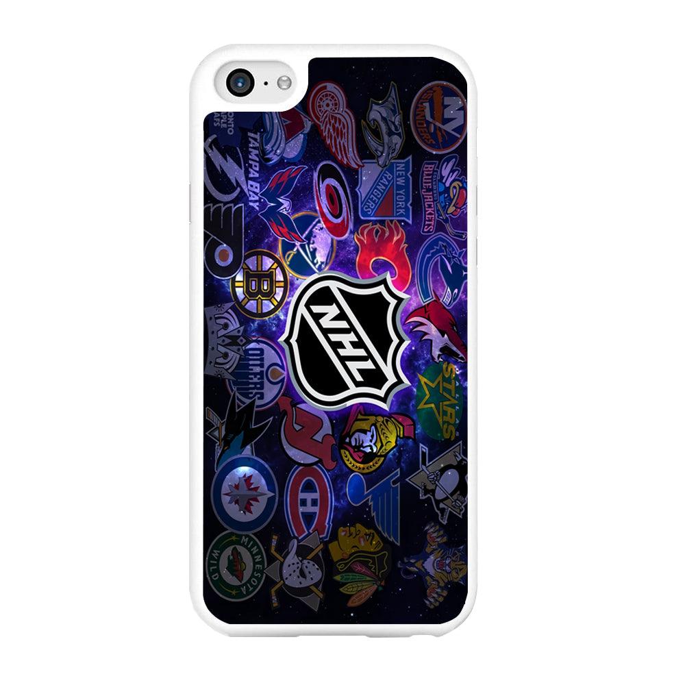 Hockey Teams NHL 002 iPhone 6 Plus | 6s Plus Case-Rubber / White (2D Case)-Xtracase