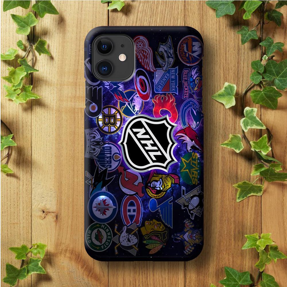 Hockey Teams NHL 002 iPhone 11 Case-Plastic / Full Wrap (3D Case)-Xtracase