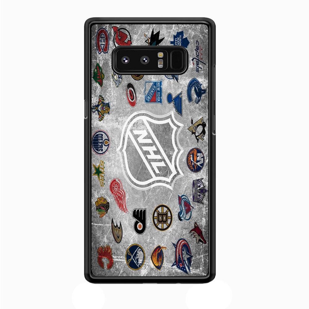 Hockey Teams NHL 003 Samsung Galaxy Note 8 Case-Plastic / Full Wrap (3D Case)-Xtracase