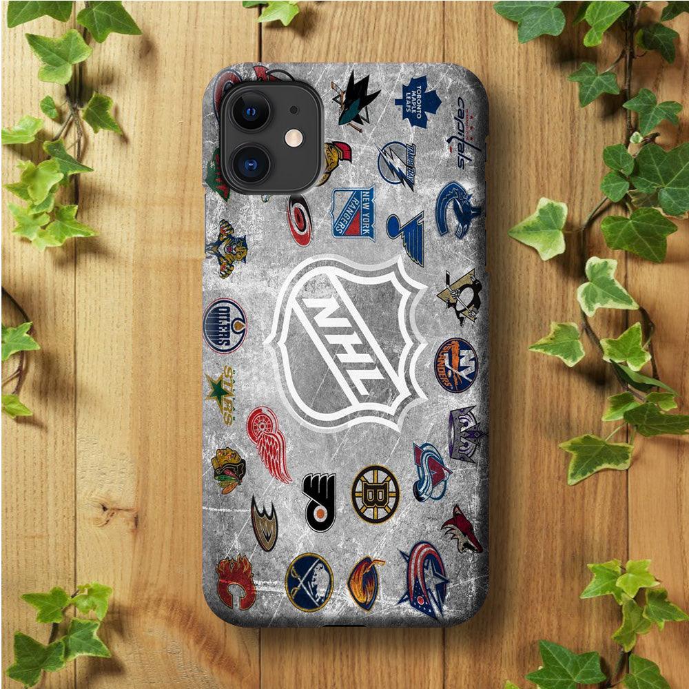 Hockey Teams NHL 003 iPhone 11 Case-Plastic / Full Wrap (3D Case)-Xtracase