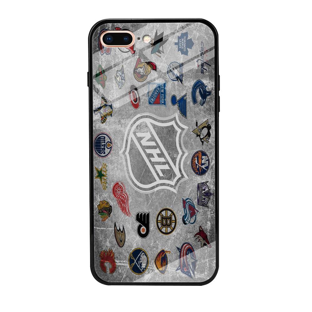 Hockey Teams NHL 003 iPhone 7 Plus Case-Tempered Glass Case-Xtracase