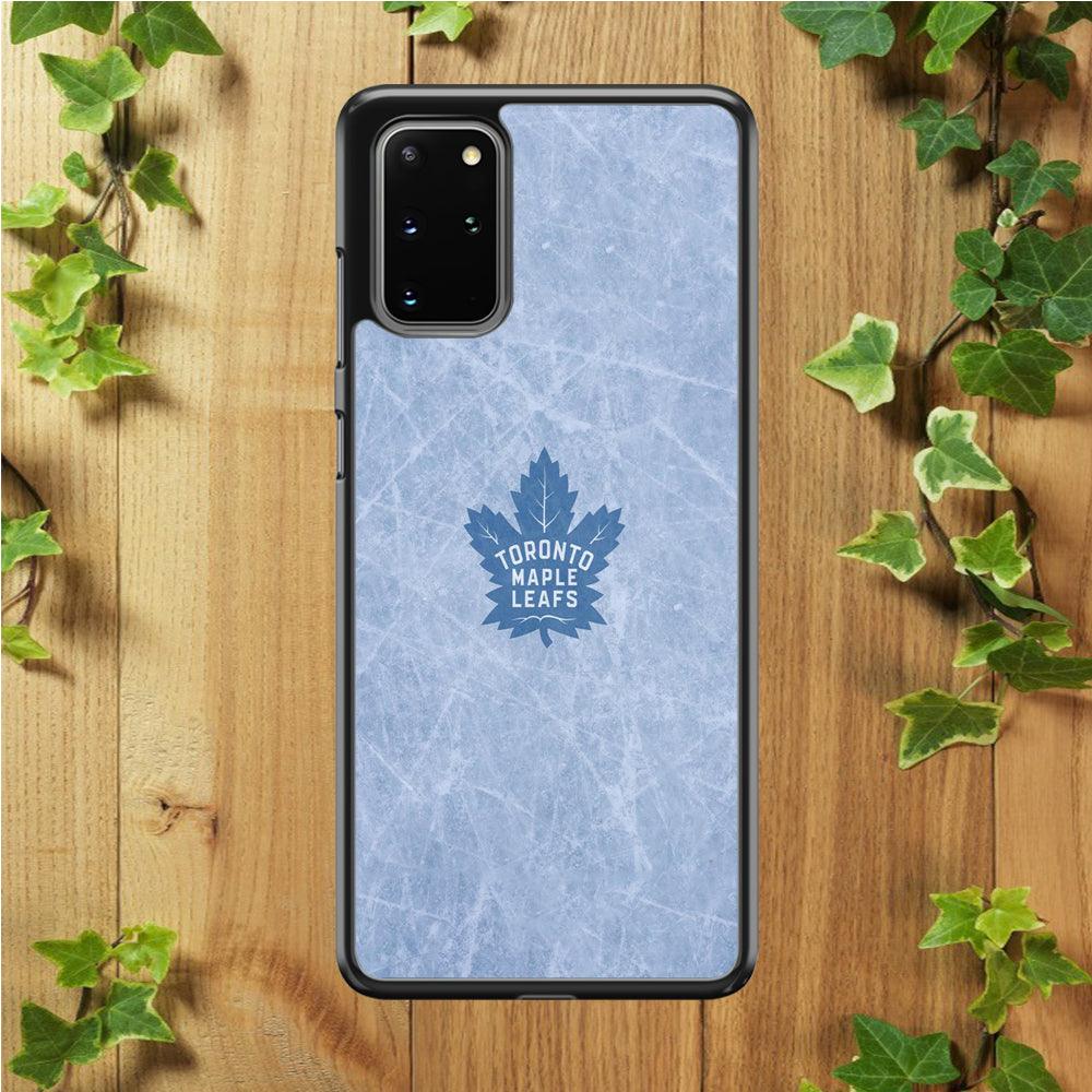 Hockey Toronto Maple Leafs NHL 001 Samsung Galaxy S20 Plus Case-Rubber / White (2D Case)-Xtracase