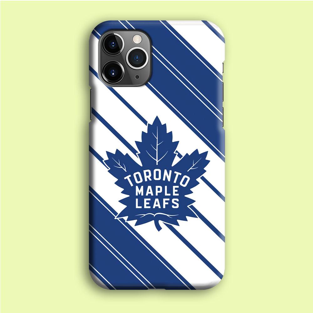 Hockey Toronto Maple Leafs NHL 002 iPhone 12 Pro Case-Plastic / Full Wrap (3D Case)-Xtracase