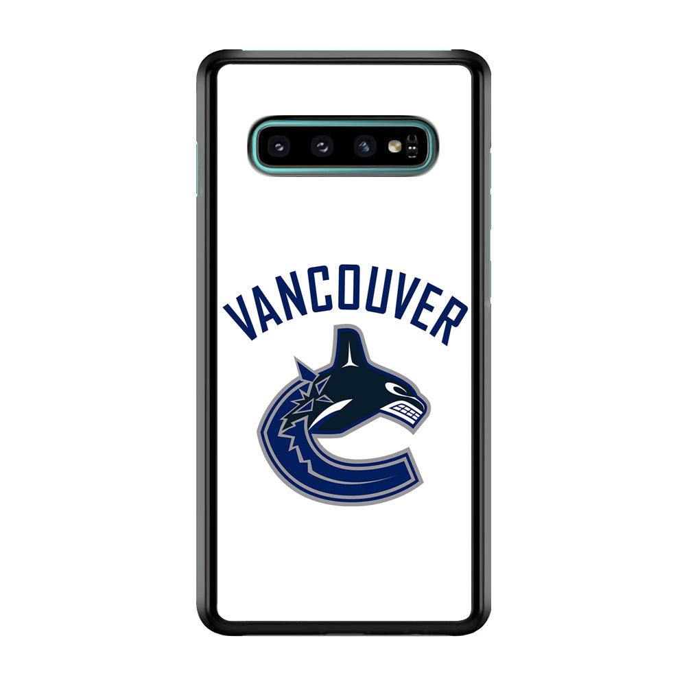 Hockey Vancouver Canucks NHL 001 Samsung Galaxy S10 Case-Plastic / Full Wrap (3D Case)-Xtracase