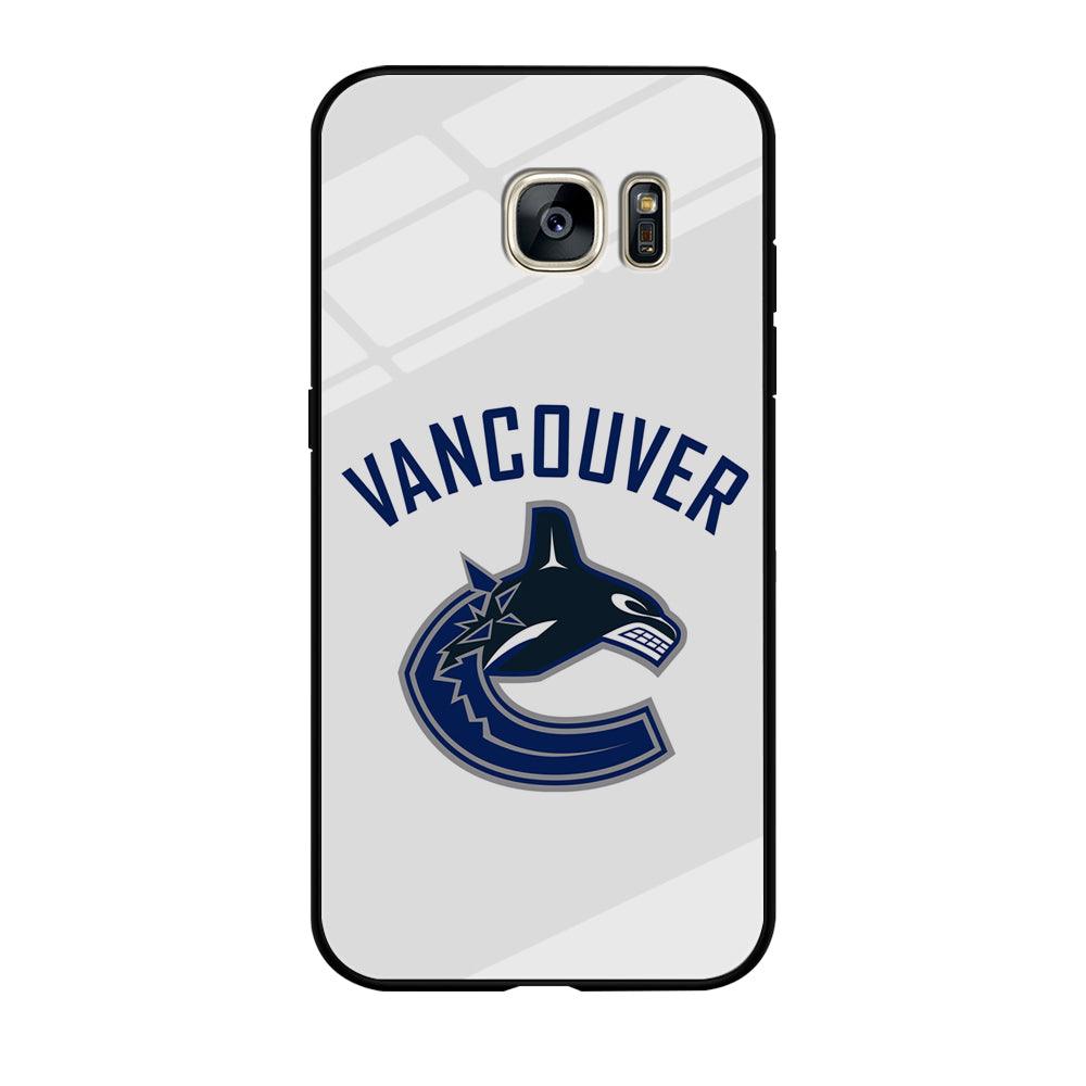 Hockey Vancouver Canucks NHL 001 Samsung Galaxy S7 Edge Case-Tempered Glass Case-Xtracase