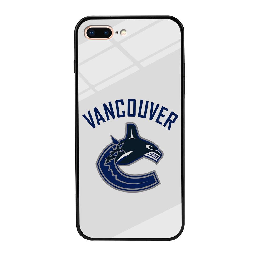 Hockey Vancouver Canucks NHL 001 iPhone 8 Plus Case-Tempered Glass Case-Xtracase