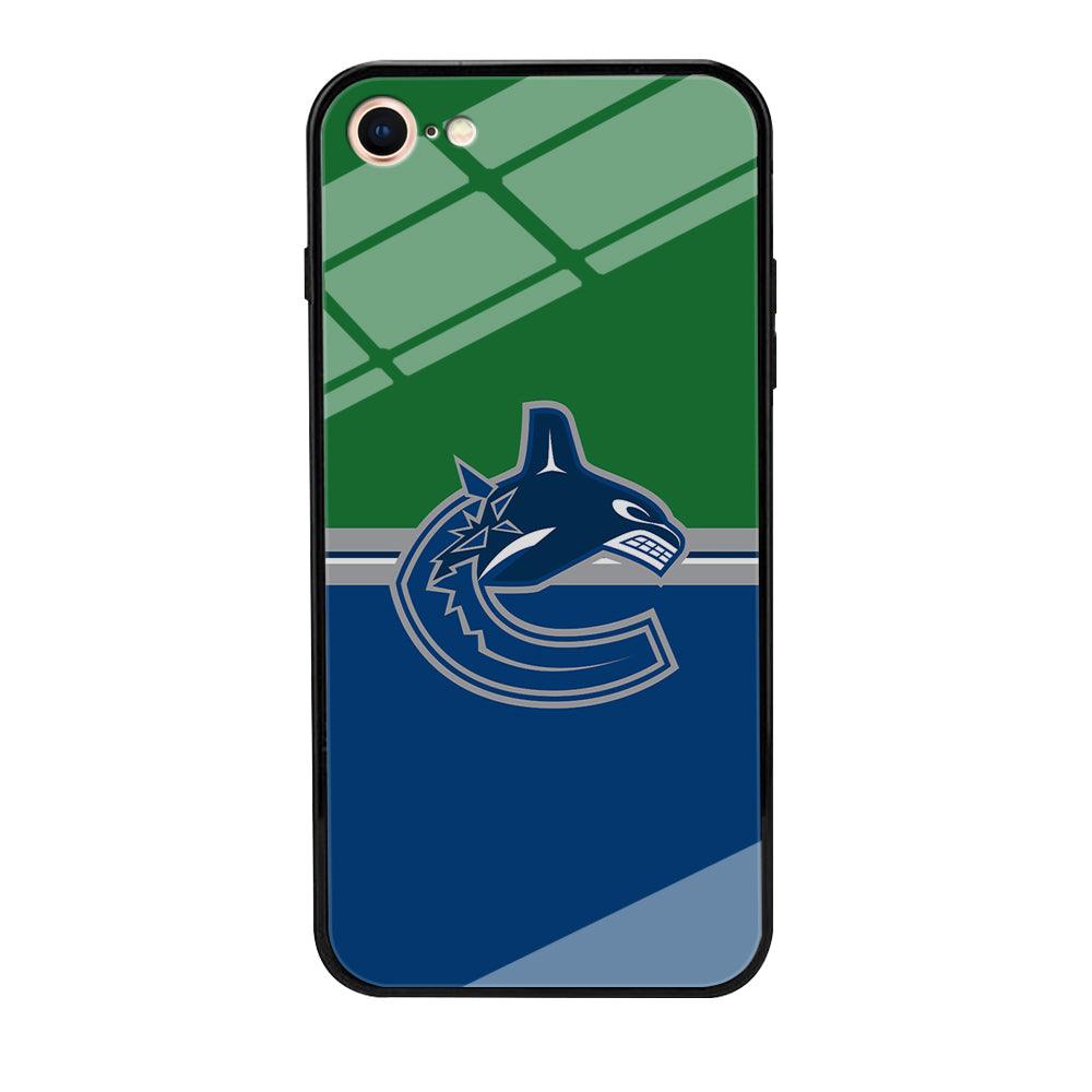 Hockey Vancouver Canucks NHL 002 iPhone 8 Case-Tempered Glass Case-Xtracase
