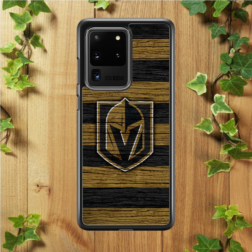 Hockey Vegas Golden Knights NHL 001 Samsung Galaxy S20 Ultra Case-Rubber / White (2D Case)-Xtracase