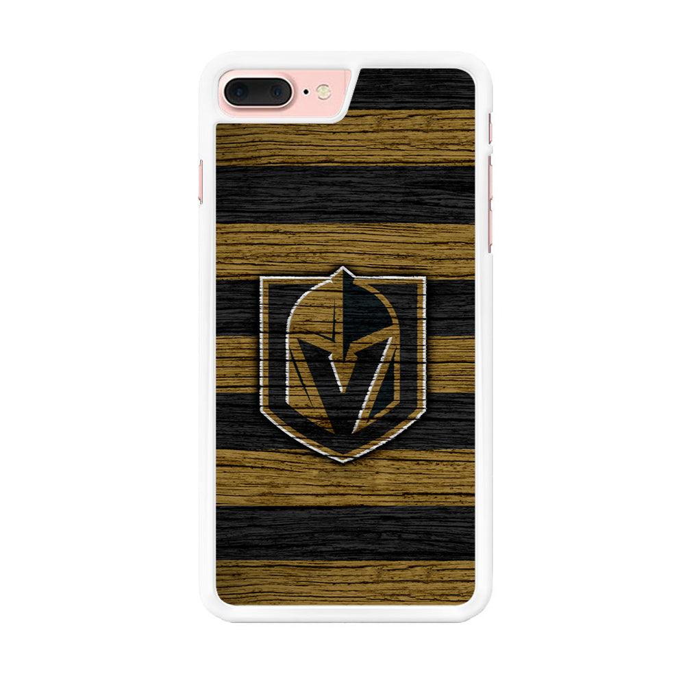 Hockey Vegas Golden Knights NHL 001 iPhone 8 Plus Case-Rubber / White (2D Case)-Xtracase