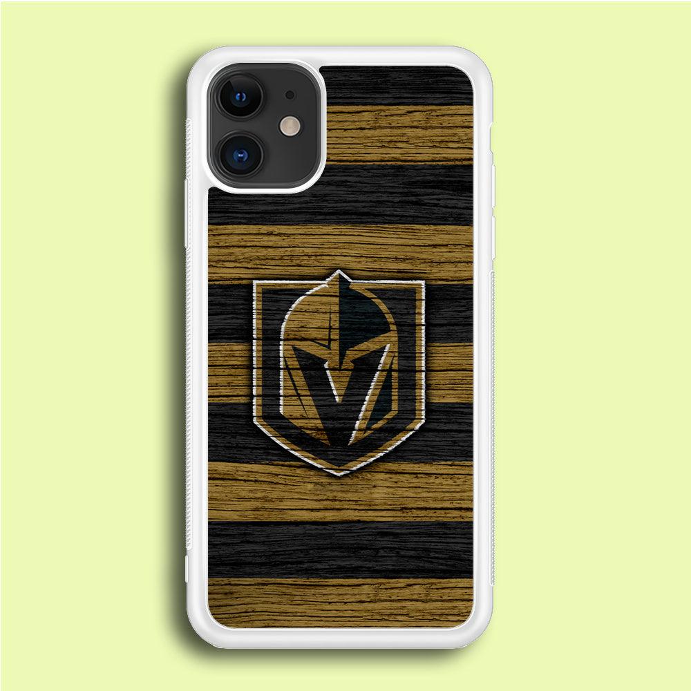 Hockey Vegas Golden Knights NHL 001 iPhone 12 Case-Rubber / White (2D Case)-Xtracase