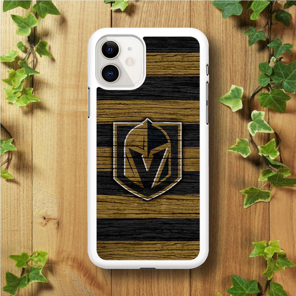 Hockey Vegas Golden Knights NHL 001 iPhone 11 Case-Rubber / White (2D Case)-Xtracase