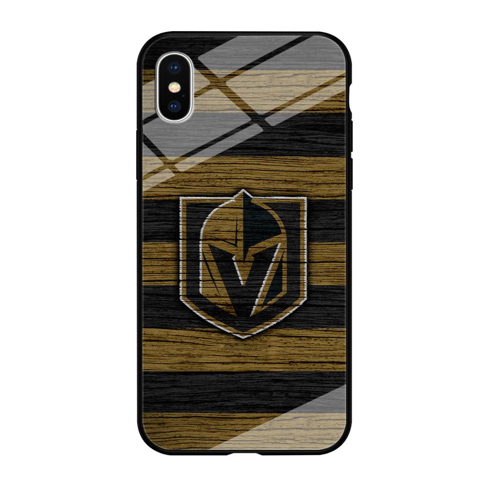 Hockey Vegas Golden Knights NHL 001 iPhone Xs Case-Tempered Glass Case-Xtracase