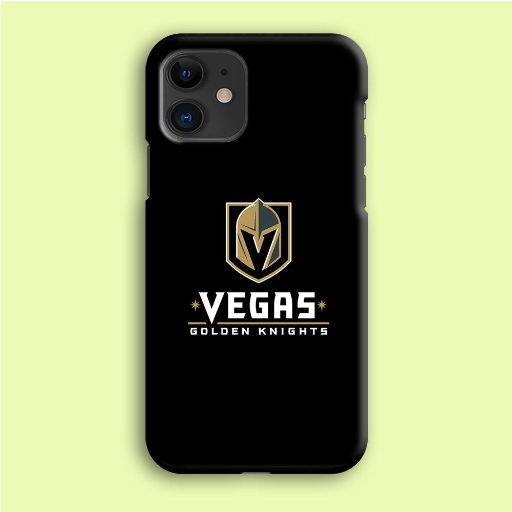 Hockey Vegas Golden Knights NHL 002 iPhone 12 Case-Plastic / Full Wrap (3D Case)-Xtracase