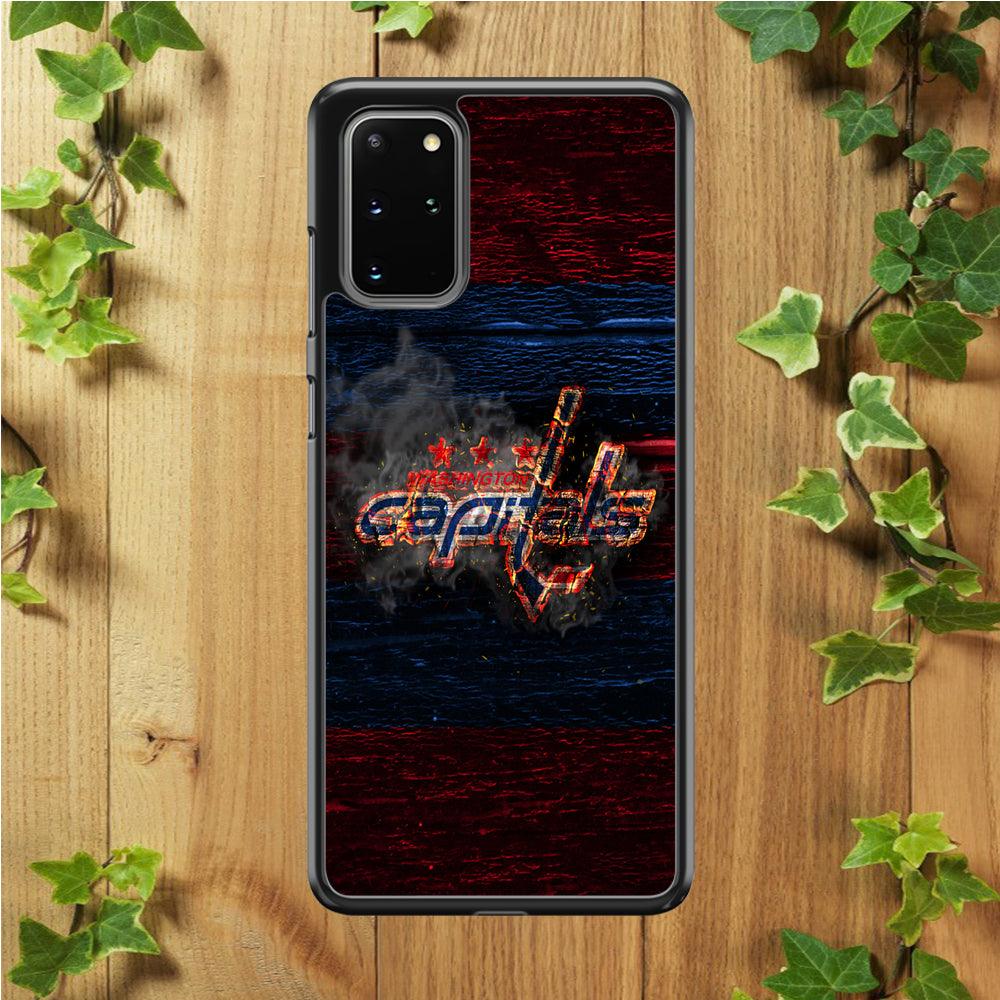 Hockey Washington Capitals NHL 001 Samsung Galaxy S20 Plus Case-Rubber / White (2D Case)-Xtracase